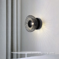Single or combination iron mesh anti-glare wall light